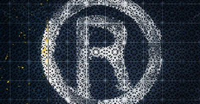Registered Trademark Symbol on Tiled Floor