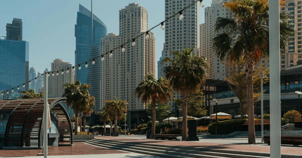 Residence areas in Palm Jumeirah