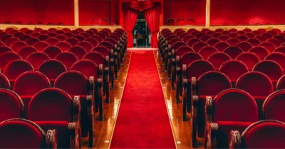 Seating area of a theatre