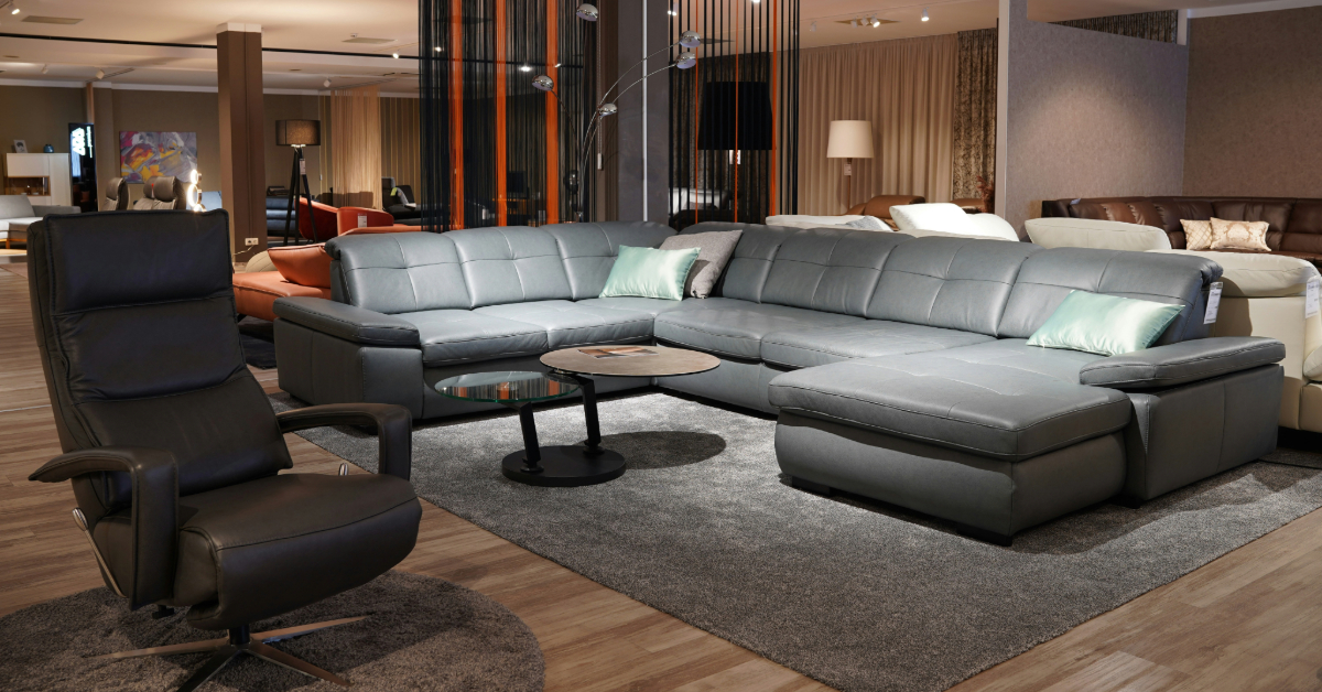 A furniture store from the inside