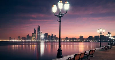 Abu Dhabi at dawn
