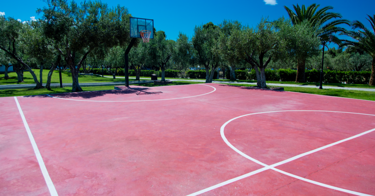 Basketball playground