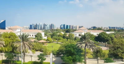 Panoramic view of Dubai City