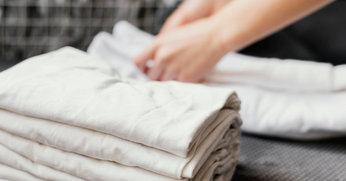 Folded clothes