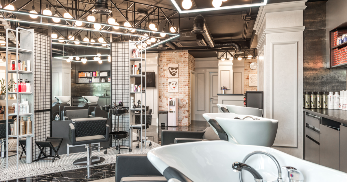 A beauty salon with spa services