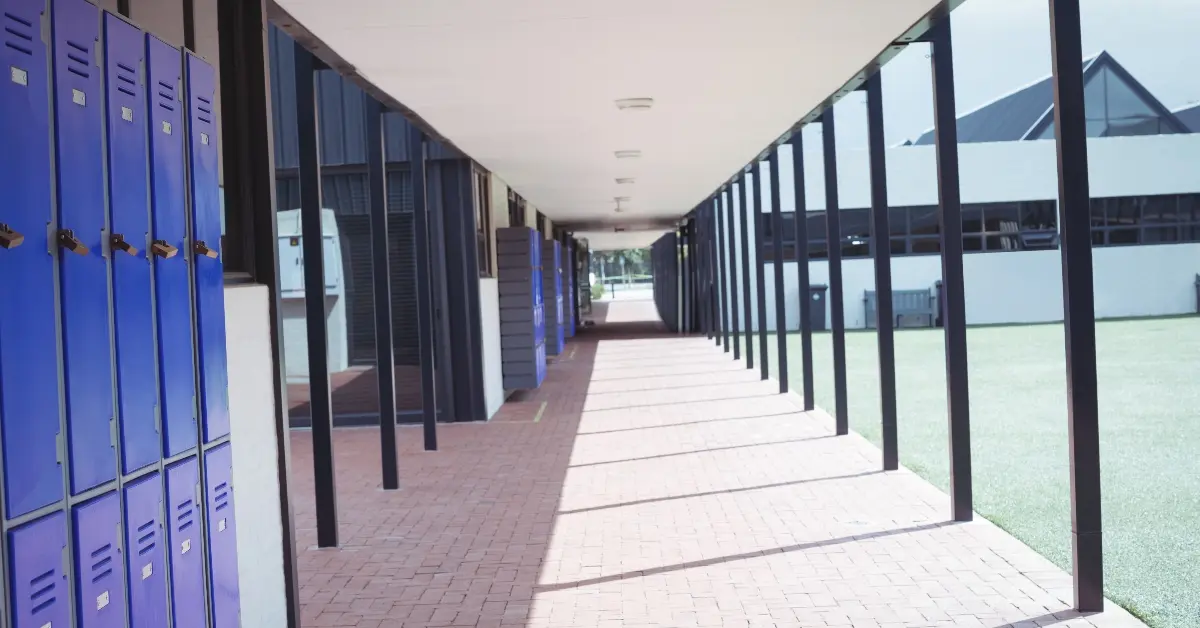 internal look at a school in Al Ain