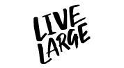 LIVE LARGE logo image