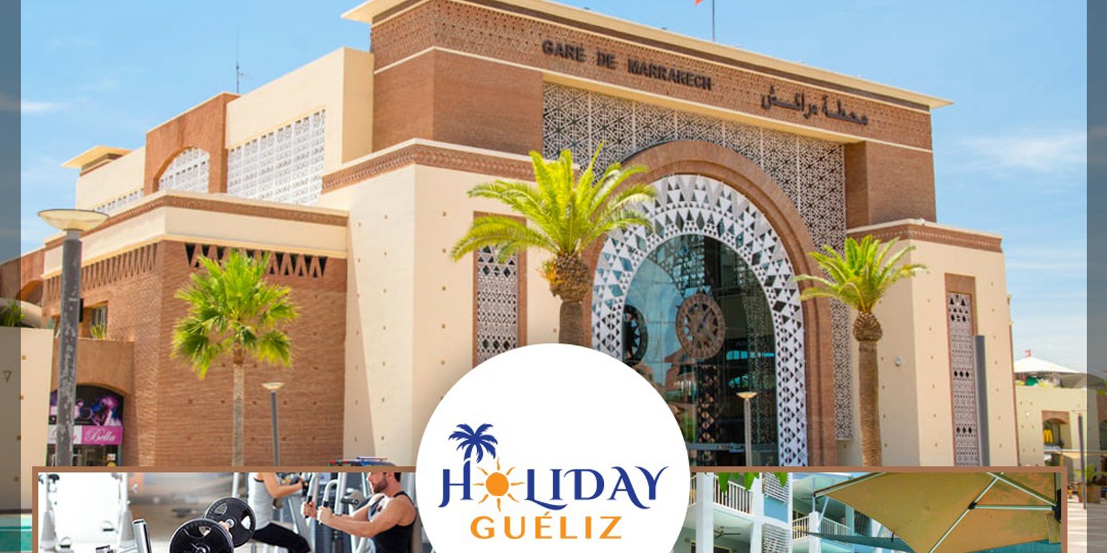 COMPLEXE RESIDENTIEL HOLIDAY GUELIZ par COMPLEXE RESIDENTIEL HOLIDAY GUELIZ dans Marrakech - Hero Image