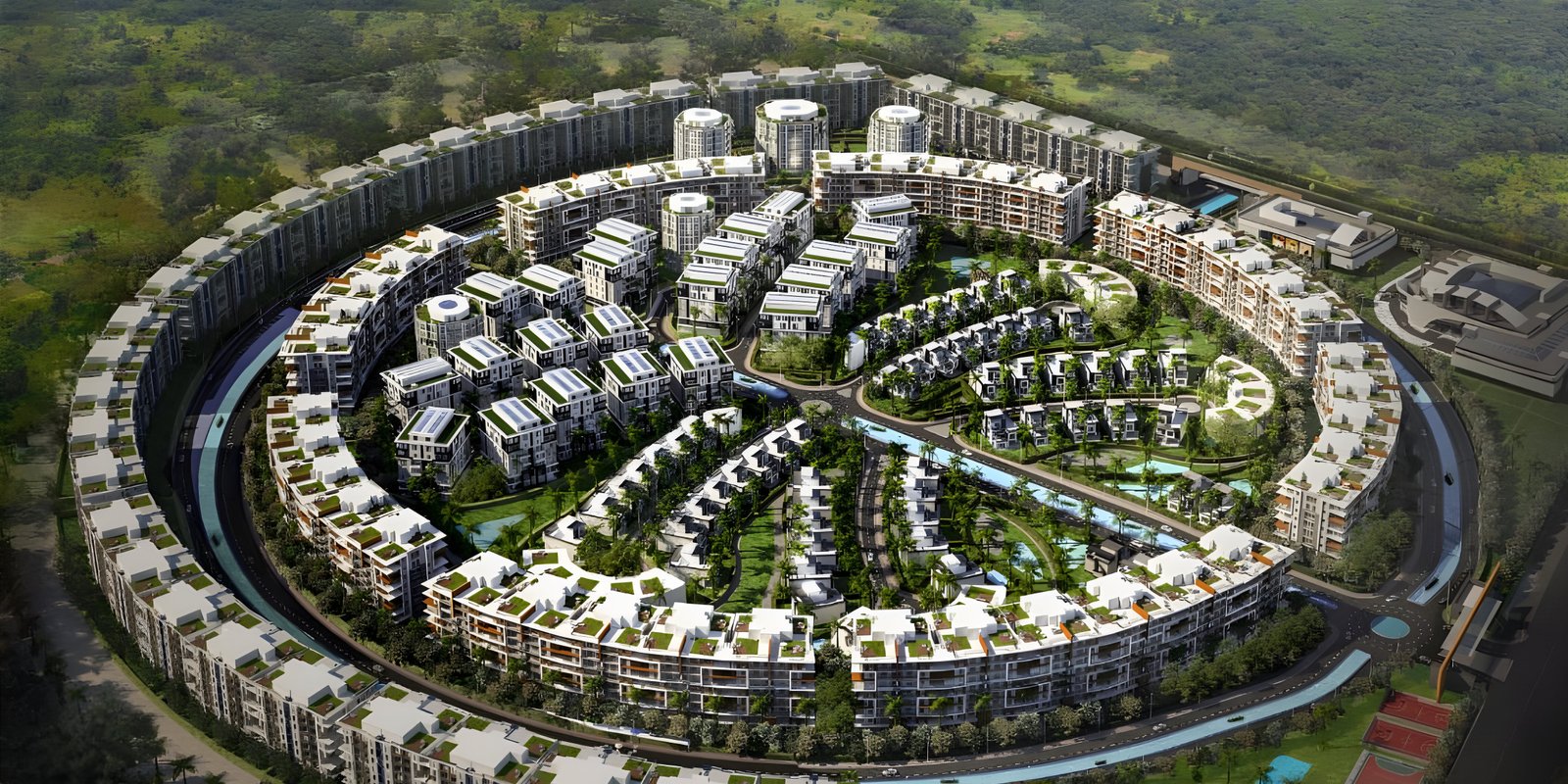 Rhodes new capital by Plaza Gardens in New Capital Compounds, New Capital City, Cairo - Hero Image