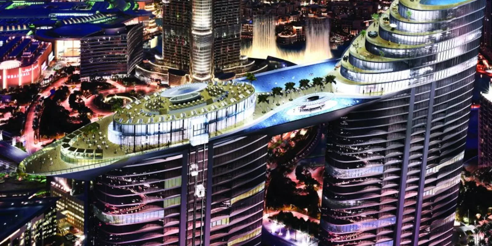 отеле sky view tower 2