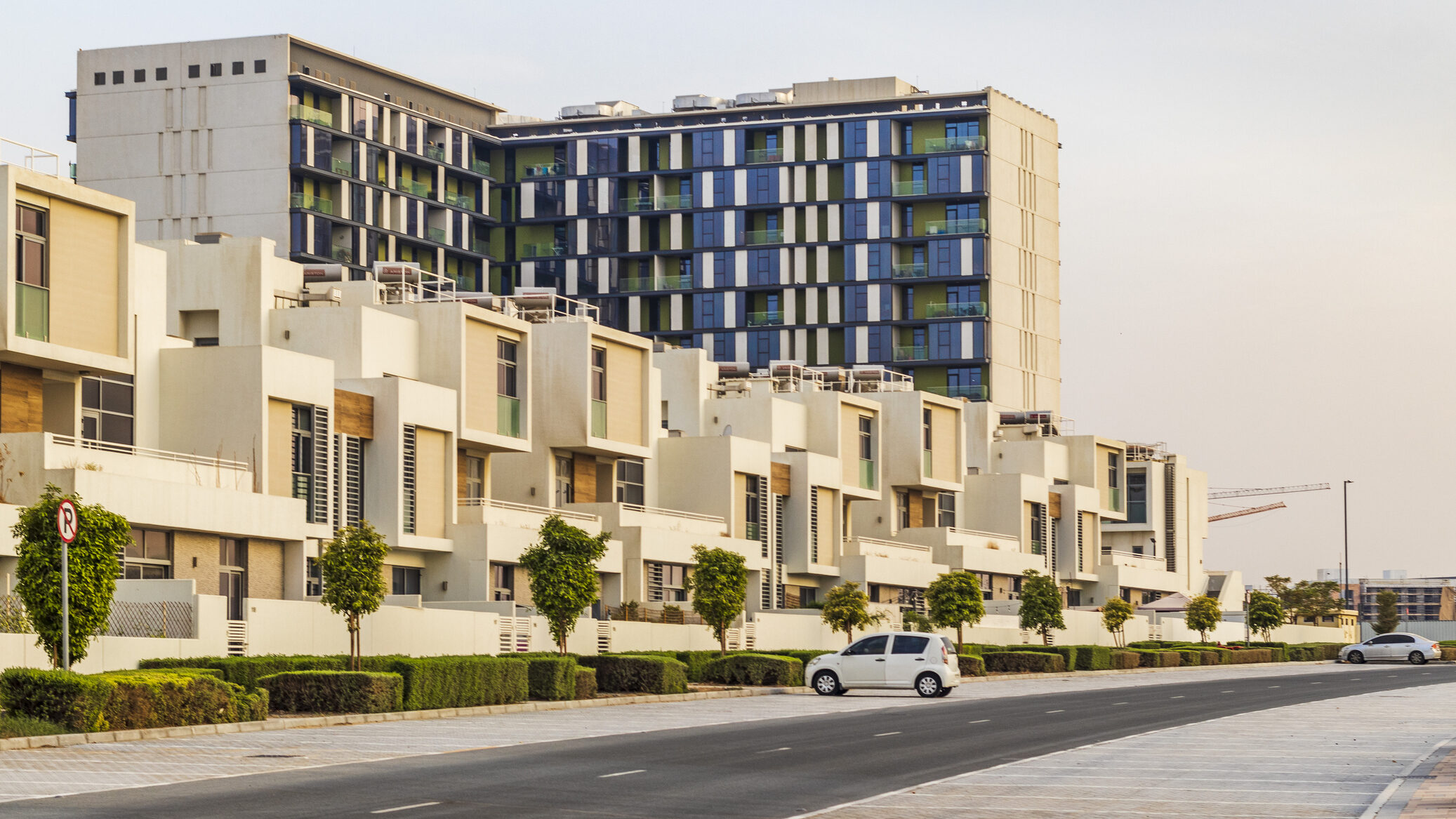 Modern residential buildings in Dubai, UAE, representing high-demand real estate communities where structured WhatsApp broadcasts and opt-in workflows help agents deliver timely property updates and increase lead conversion.
