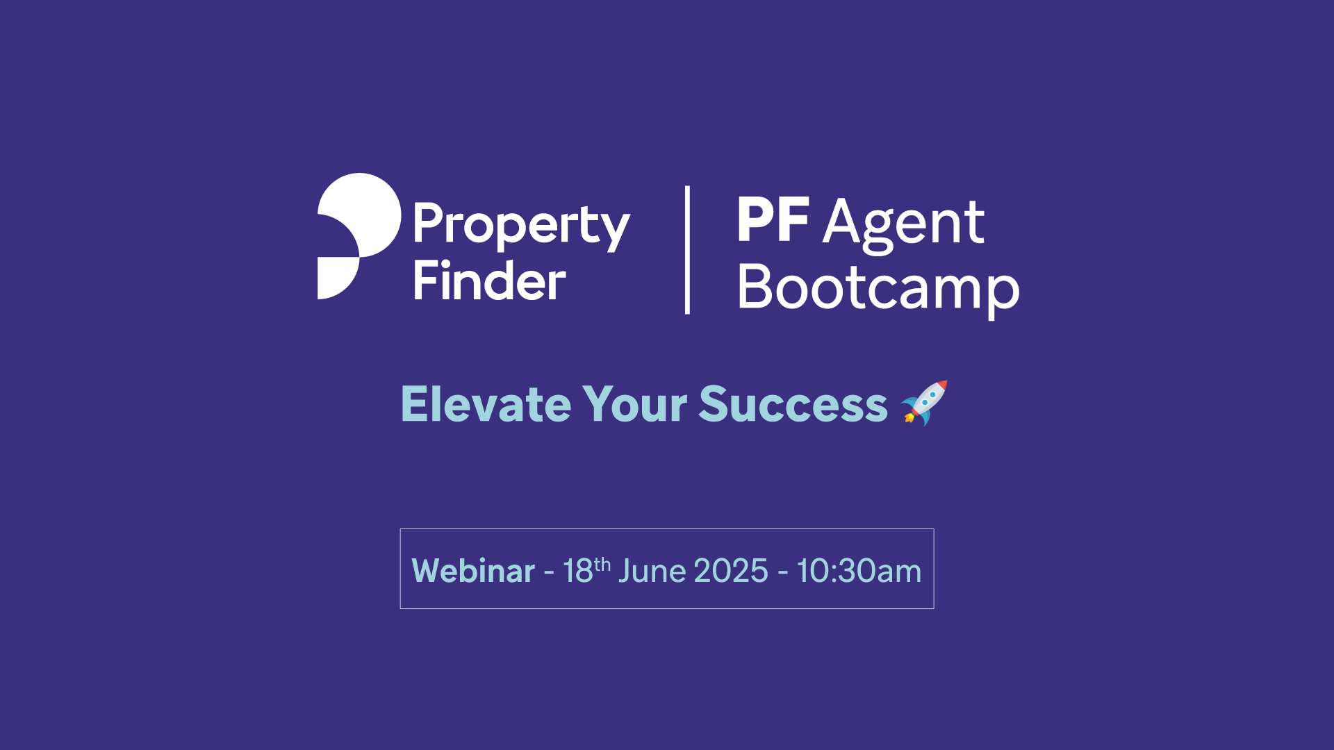 PF Agent Bootcamp