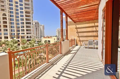 Apartment - 2 Bedrooms - 2 Bathrooms for rent in Marina Residences 1 - Marina Residences - Palm Jumeirah - Dubai