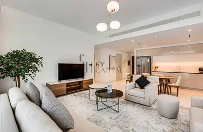 Apartment - 3 Bedrooms - 4 Bathrooms for rent in Marina Vista - EMAAR Beachfront - Dubai Harbour - Dubai