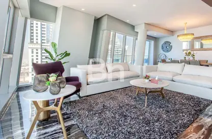 Penthouse - 4 Bedrooms - 6 Bathrooms for rent in Damac Heights - Dubai Marina - Dubai