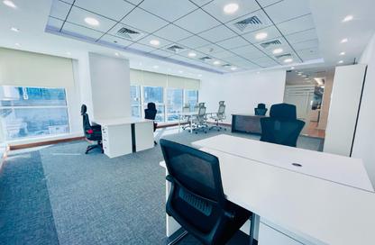 Office Space - Studio - 3 Bathrooms for rent in Hamdan Street - Abu Dhabi