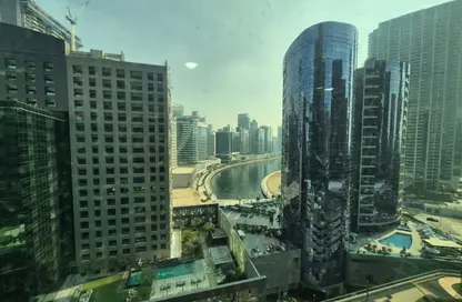 مكتب - استوديو - 1 حمام للايجار في برج بايناري - الخليج التجاري - دبي