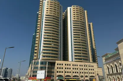 Apartment - Studio - 1 Bathroom for rent in Horizon Towers - Ajman Downtown - Ajman