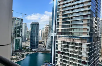 شقة - غرفة نوم - 2 حمامات للايجار في خور الجميرا 1 - (JLT) مجمع X - أبراج بحيرة الجميرا - دبي