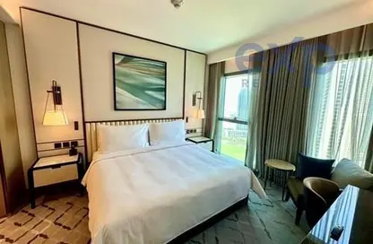 النزل و الشقق الفندقية - غرفة نوم - 2 حمامات للبيع في أدريس برج هاربور بوينت 1 - أدريس هاربور بوينت - ميناء خور دبي (ذا لاجونز) - دبي