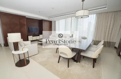 Living / Dining Room image for: Apartment - 3 Bedrooms - 4 Bathrooms for sale in The Address Sky View Tower 1 - The Address Sky View Towers - Downtown Dubai - Dubai, Image 1