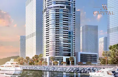Outdoor Building image for: Apartment - 1 Bedroom - 2 Bathrooms for sale in Harbour Lights - Maritime City - Dubai, Image 1