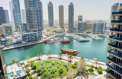 شقة - 1 حمام للايجار في برج التألق 2 - أبراج البريق - دبي مارينا - دبي