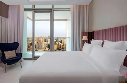 Apartment - 1 Bedroom - 2 Bathrooms for rent in SLS Dubai Hotel  and  Residences - Business Bay - Dubai