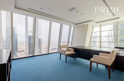 Office Space - Studio - 3 Bathrooms for rent in The Prism - Business Bay - Dubai