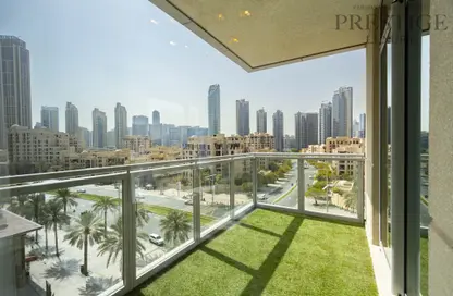 صورة لـ شرفة شقة - 3 غرف نوم - 4 حمامات للبيع في ذا ريزيدنس 9 - برج ريزيدنس - دبي وسط المدينة - دبي ، صورة رقم 1