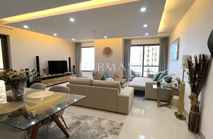 Living / Dining Room image for: Apartment - 1 Bedroom - 2 Bathrooms for rent in Al Murjan Building - Dubai Marina - Dubai, Image 1