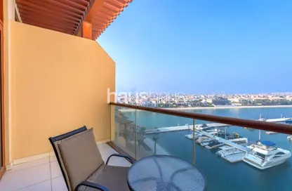 Balcony image for: Apartment - 1 Bathroom for rent in Palm Views East - Palm Views - Palm Jumeirah - Dubai, Image 1