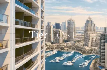 Apartment - 2 Bedrooms - 3 Bathrooms for sale in Pelagos by IGO - Dubai Marina - Dubai