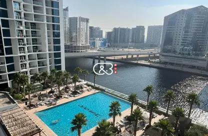 Pool image for: Apartment - 1 Bedroom - 2 Bathrooms for rent in PRIVE BY DAMAC (A) - DAMAC Maison Privé - Business Bay - Dubai, Image 1