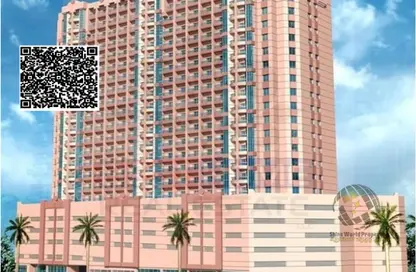 شقة - غرفة نوم - 2 حمامات للبيع في برج النعيمية 1 - أبراج النعيمية - النعيمية - عجمان