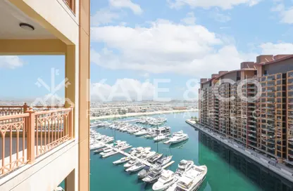 Apartment - 3 Bedrooms - 5 Bathrooms for rent in Marina Residences 6 - Marina Residences - Palm Jumeirah - Dubai