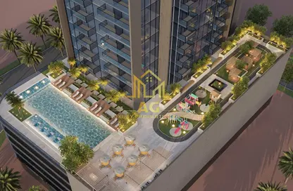صورة لـ حوض سباحة شقة - 2 غرف نوم - 2 حمامات للبيع في ليليوم تاور - مثلث قرية الجميرا - دبي ، صورة رقم 1