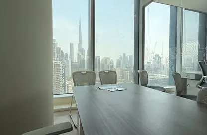 مكتب - استوديو - 3 حمامات للايجار في فيجن تاور - الخليج التجاري - دبي