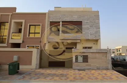 Outdoor Building image for: Townhouse - 4 Bedrooms - 6 Bathrooms for sale in Al Zaheya Gardens - Al Zahya - Ajman, Image 1