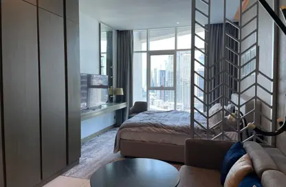 Apartment - Studio - 1 Bathroom for rent in Damac Maison Prive - Business Bay - Dubai