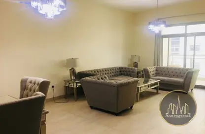 Living Room image for: Apartment - 1 Bedroom - 2 Bathrooms for sale in Azizi Liatris - Azizi Residence - Al Furjan - Dubai, Image 1