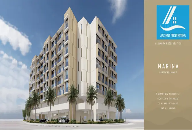 Apartment - 1 Bathroom for sale in Al Hamra Marina Residences - Al Hamra Village - Ras Al Khaimah