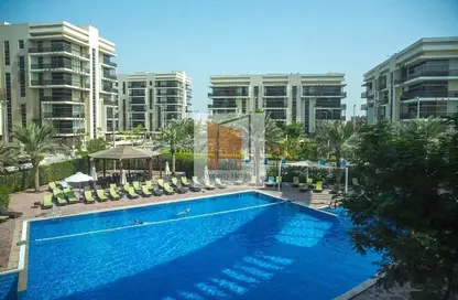 Pool image for: Apartment - 3 Bedrooms - 5 Bathrooms for rent in Al Rayyana - Khalifa City - Abu Dhabi, Image 1