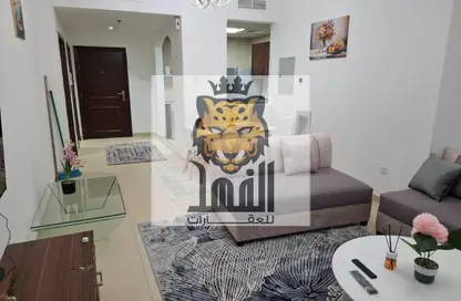 Apartment - 1 Bedroom - 2 Bathrooms for rent in Jasmine Towers - Garden City - Ajman