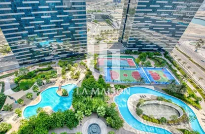 Apartment - 1 Bedroom - 2 Bathrooms for rent in The Gate Tower 1 - Shams Abu Dhabi - Al Reem Island - Abu Dhabi
