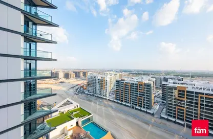 Outdoor Building image for: Apartment - 2 Bedrooms - 2 Bathrooms for rent in Waves Grande - Sobha Hartland - Mohammed Bin Rashid City - Dubai, Image 1