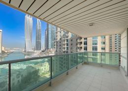 Balcony image for: Apartment - 2 bedrooms - 3 bathrooms for rent in Al Mesk Tower - Emaar 6 Towers - Dubai Marina - Dubai, Image 1