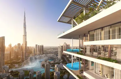 Penthouse - 4 Bedrooms - 6 Bathrooms for sale in Fairmont Residences Solara Tower - Downtown Dubai - Dubai