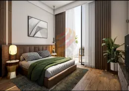 Room / Bedroom image for: Apartment - 2 Bedrooms - 3 Bathrooms for sale in Perla 3 - Yas Bay - Yas Island - Abu Dhabi, Image 1