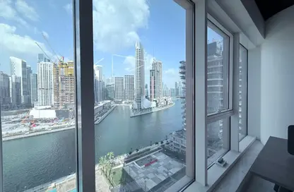 مكتب - استوديو للايجار في برج تشرشل للأعمال - أبراج تشرشل - الخليج التجاري - دبي